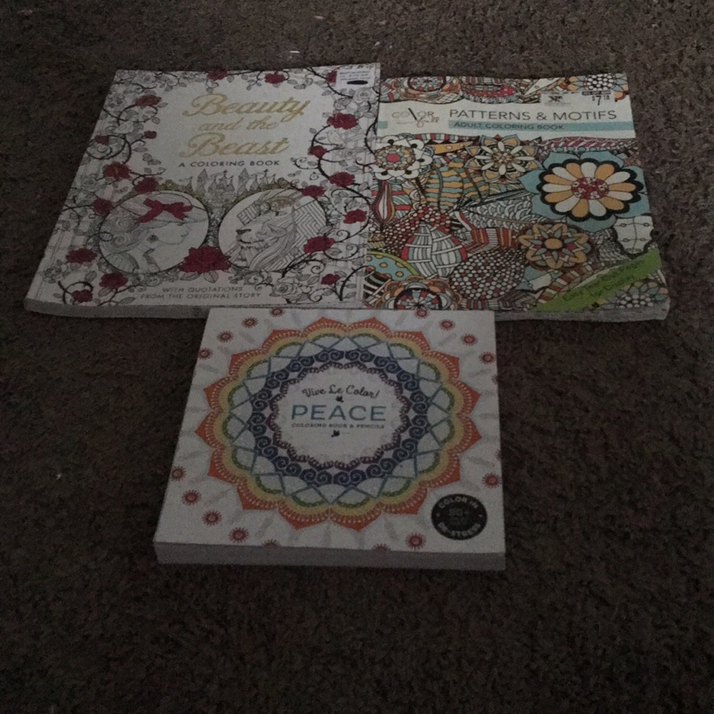 3 collage books